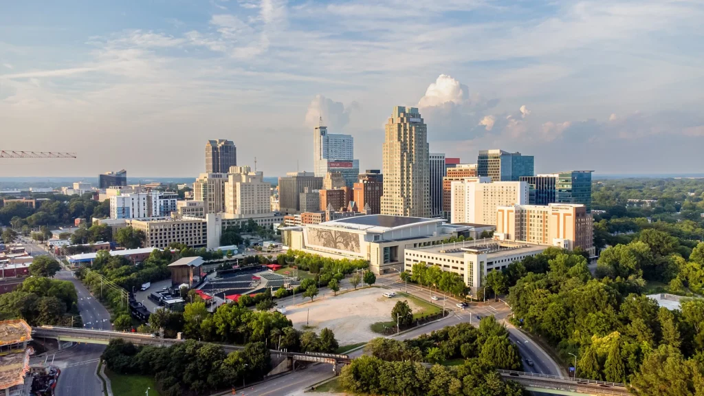 Raleigh skyline